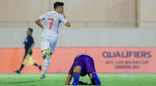 【U20亚洲杯预赛】刘国宝补时造两点 中国3比1缅甸